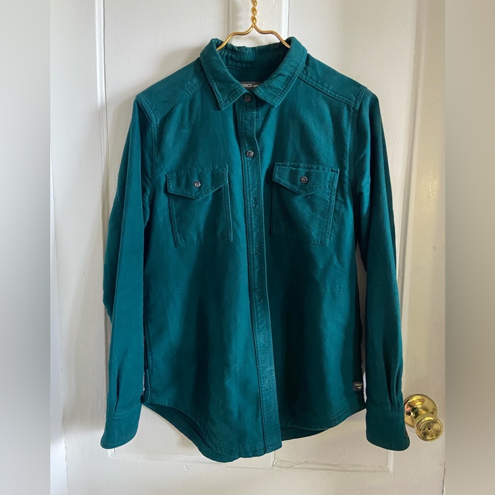 Toad&Co Women's Forest Green Button Down Shirt